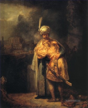 David und Jonathan Rembrandt Ölgemälde